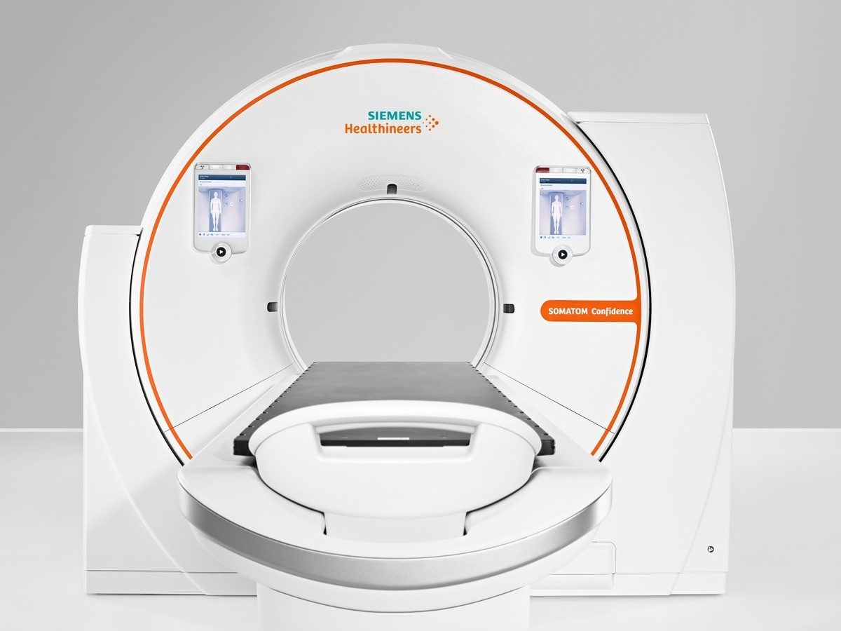Siemens Somatom Confidence CT Scanner [Image Source: Siemens Healthineers]
