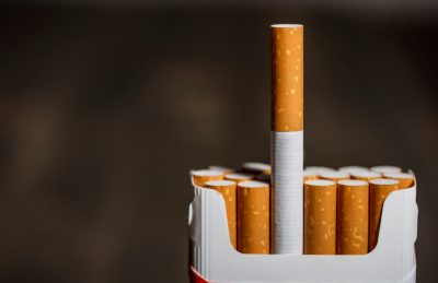 Cigarettes in carton. 