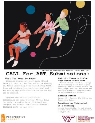 Call for Art submissions flyer