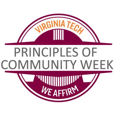 Virginia Tech Principles of Community Week 2022