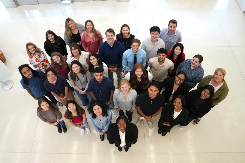 Summer undergraduate research symposium group photo