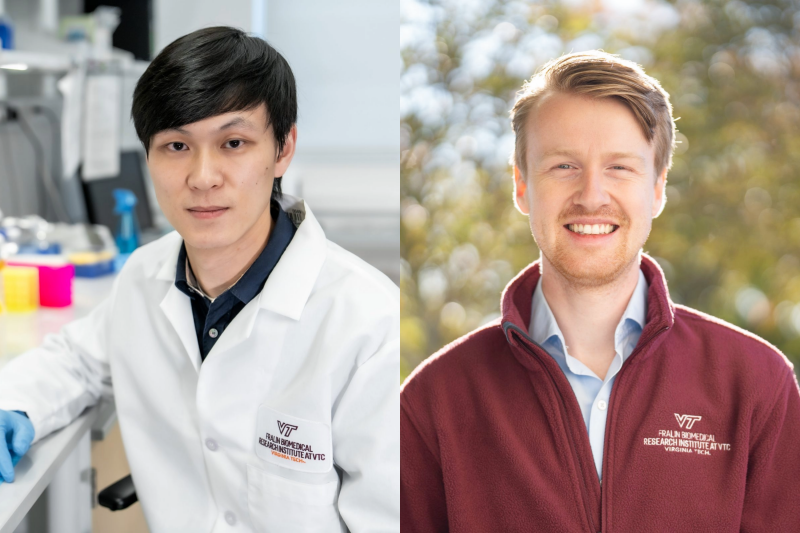 Xuansong Mao, Ph.D. and Jesse Tettero, M.D., Ph.D. Xuansong Mao, Ph.D. and Jesse Tettero, M.D., Ph.D.