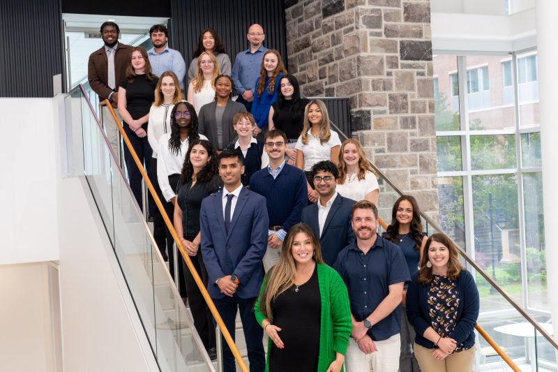 Summer undergraduate research fellows group photo