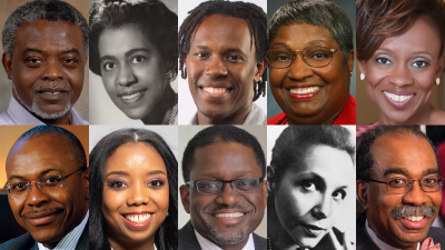 Collage of Black biomedical and health scientists