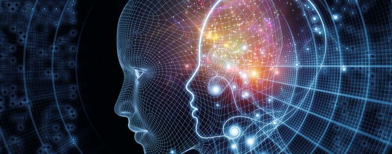 Spacy brain illustration