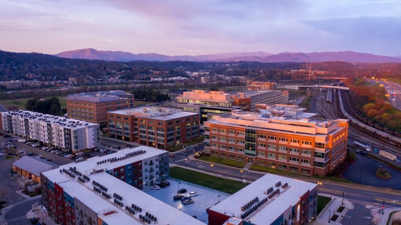Virginia Tech campus in Roanoke, Virginia