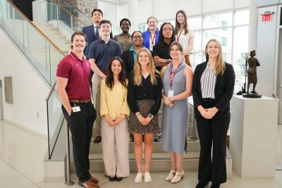 group of SURF student awardees